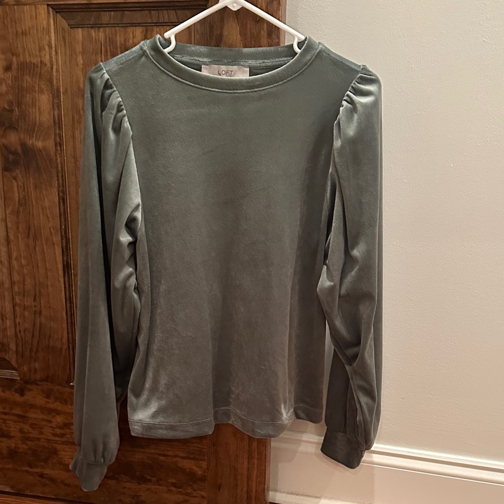 LOFT Sage Long Sleeve Top
